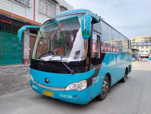 2-ой автобус руки использовал автобус автобуса Zk6808 33 Seater Yutong с двигателями дизеля LHD управляя