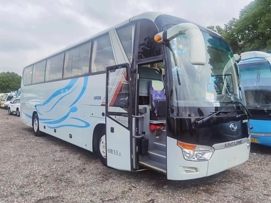 Используемые места туристического автобуса 55 тренируют автобус Kinglong XMQ6128 с автобусом перемещения двигателя дизеля роскошным