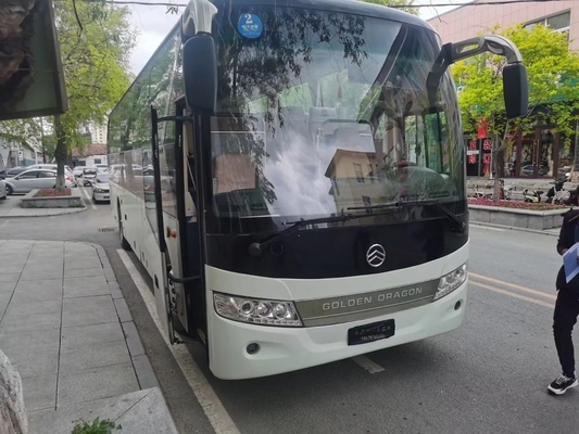 Используемый туристический автобус использовал золотой двигатель Yuchai двойных дверей автобуса XML6113J68 49seats дракона