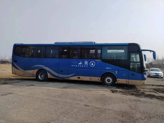 Используемый автобус схвата двигателя Weichai подвеса весны лист двойных дверей мест автобуса 51 пассажира молодой