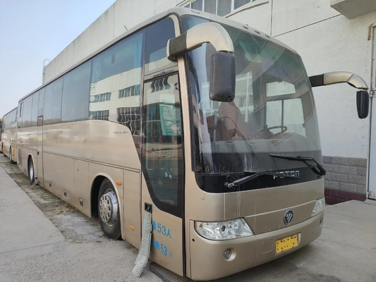Используемый коммерчески двигатель 330hp подержанное Foton BJ6120 Yuchai мест двойных дверей 53 автобуса