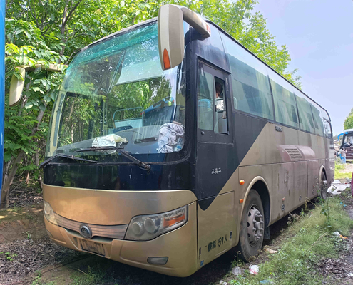 ЕВРО III окна запечатывания цвета молодых мест автобуса 51 схвата золотое 10,5 метра заднего двигателя использовало автобус ZK6110 Yutong