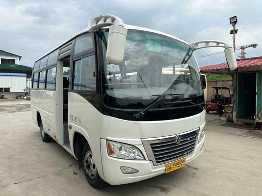 Используемый мини тренер 2018 окно автобуса DFA6601 Dongfeng мест двигателя 19 фронта кондиционера года сползая
