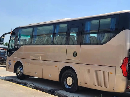 Используемые дизельные автобусы окно Шампань запечатывания 2015 мест стандарта эмиссии 35 ЕВРО IV года красят автобус HFF6859 Ankai