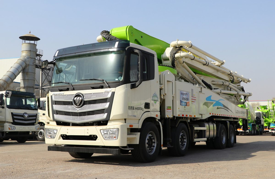 Подержанный насосный грузовик 56 метров длинной трубы 6×4 Дирве режим фотоновый бетонный насосный грузовик
