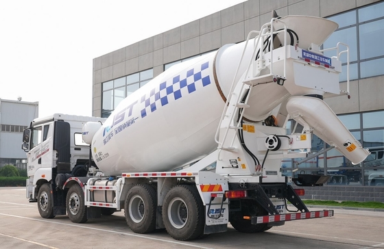 Бетонный смеситель грузовик Jiefang 8*4 режим управления Использованные бетонные грузовики 7,74 кубических плоской крыши