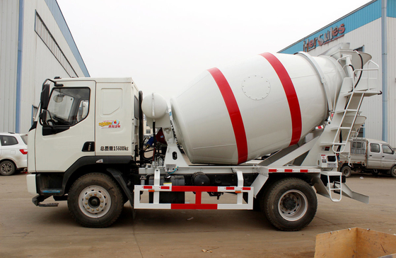 Микшерный грузовик Бетон Liuqi 4×2 с 6 шинами Небольшой цементный микшер 4 кубические танкер вместимостью 160 л.с.