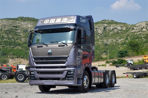 HOWO TH7 Грузовик 610HP 6*4 AMT Автоматический грузовик для опасных грузов Трактор Грузовик Высокий дефлектор крыши