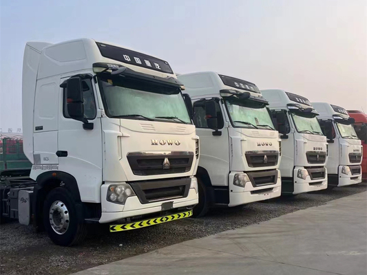 Подержанный Sino Truck Howo 10 колес T7H Трактор Человек двигатель 480hp высокая крыша кабины с кондиционером