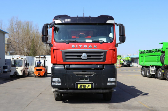 SITRAK G7 Дамп-Трак 12-скоростной 400 л.с. 6х4 5,8 м U-образный контейнер для мусора Красный корпус Sinotruk