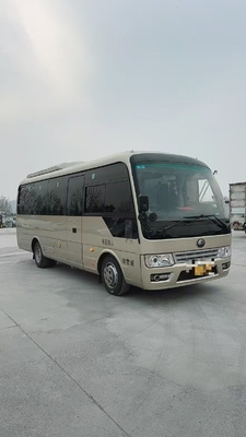 Mid-Size ZK6792D51 Used Bus 25 Seating Capacity 6-Speed Gearbox  Extended Sunken Rear Luggage Bay