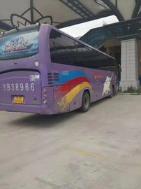 Ютонг использовало двигатель скорости 100км/Х пурпурного цвета мест автобуса 51 тренера максимальный дизельный сильный