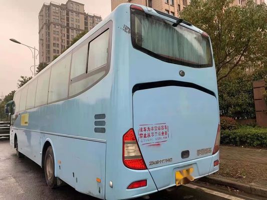 Используемый тренер бренд ZK6117 65 Yutong автобуса усаживает пассажира двигателя 120km/H Yuchai задней одиночной используемого дверью везет левое управление рулем на автобусе