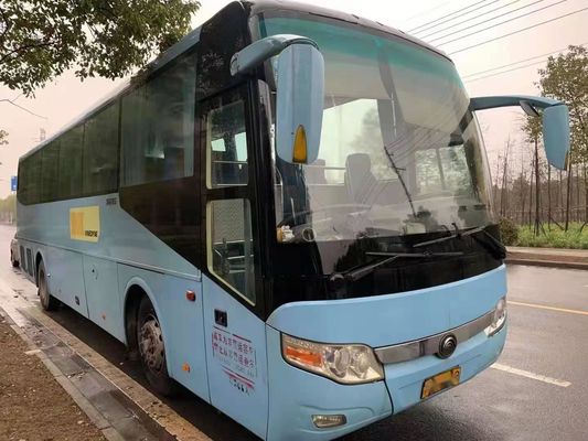 Используемый тренер бренд ZK6117 65 Yutong автобуса усаживает пассажира двигателя 120km/H Yuchai задней одиночной используемого дверью везет левое управление рулем на автобусе