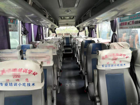 Используемое Yutong везет автобус на автобусе пассажира шасси мест Zk6858 35 стальной одиночной используемый дверью