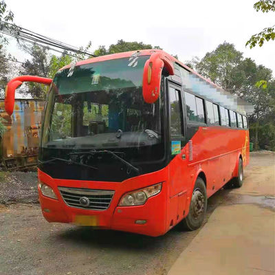 44 используемый местами автобус тренера Yutong ZK6102D используемый автобусом двигатель фронта 2014 год управляя двигателями дизеля LHD