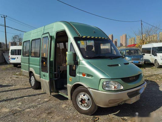 Подержанный мини-автобус 17 мест марки 2.8T Дизельный двигатель Электрические ворота Евро III