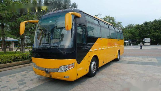 Используемые места автобуса ZK6107 49 Yutong вышли управляя шасси Yuchai воздушной подушки задний двигатель низкий километр
