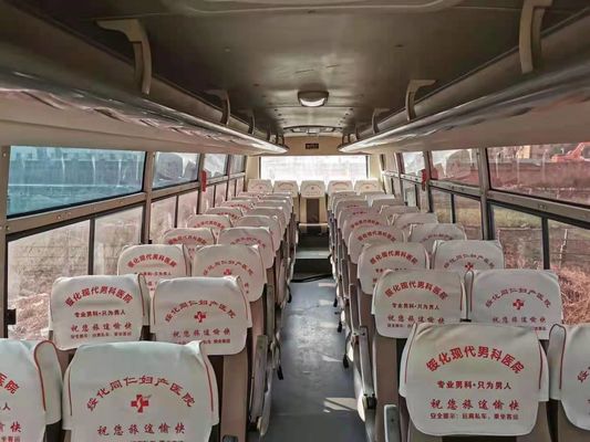 49 используемый местами автобус тренера Yutong ZK6102D используемый автобусом двигатель фронта 2011 года управляя двигателями дизеля LHD
