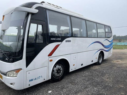 Используемый автобус XMQ6859 37 Kinglong усаживает стальное туристический автобус евро двигателя зада Yuchia двери шасси одиночное III используемый