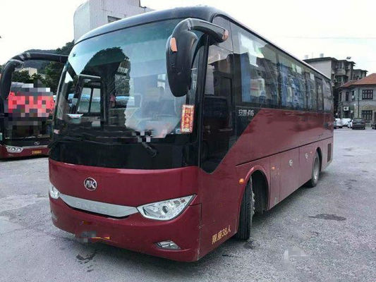 Автобус пассажира двигателя Yuchai шасси воздушной подушки мест туристического автобуса HFF6909 38 Ankai используемый брендом низким используемый километром для Африки
