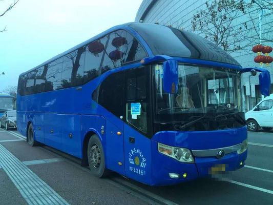 54 используемый местами автобус тренера использовал автобус Yutong ZK6127 двигатель дизеля 2016 год в хорошем состоянии