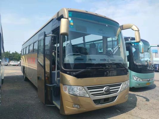 Новые места прибытия 54 2012 года использовали водителя двигателя LHD фронта автобуса ZK6112D Yutong не управляя никакой аварией