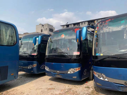 Используемый автобус ZK6107 Yutong использовал двойные двери мест автобуса 41 пассажира используемые километр Chiassis автобуса тренера стальной низкий