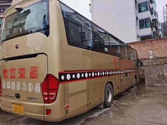 2018 автобус используемый год Yutong использовал цвет поддержки Lhd места автобуса Zk6122 50 отключения дизельный A/C золотой