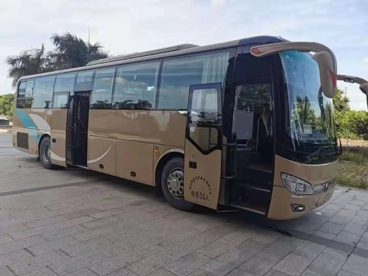 Автобус Yutong использовал двойные двери двигателя Yuchai туристического автобуса мест автобуса 50 пассажира ZK6116