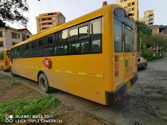 Старые школьные автобусы 50seats использовали шасси воздушной подушки тренера двигателя Yuchai школьного автобуса мини