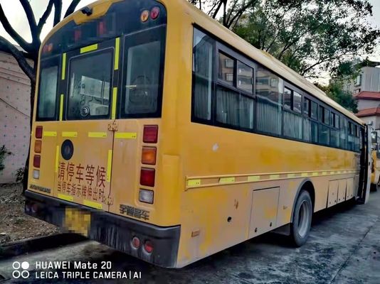 Старые школьные автобусы 50seats использовали шасси воздушной подушки тренера двигателя Yuchai школьного автобуса мини
