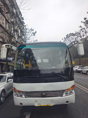 Используемый бренд ZK6761 Yutong в ЕВРО используемом автобусом Yuchai двигателя 2017 используемом годом LHD дизельным белым v 29 автобусов мест