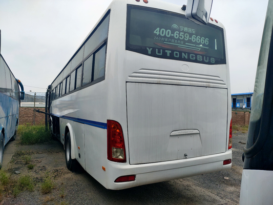 Используемый автобус Yutong 2018 год сделанных в Китае использовал дизельного тренера LHD автобус использовал белый автобус двигателя фронта 51 места