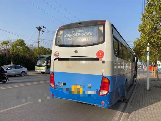 Везет 49 мест на автобусе двигатель дизеля Yutong ZK6107 использовал привод тренера правый