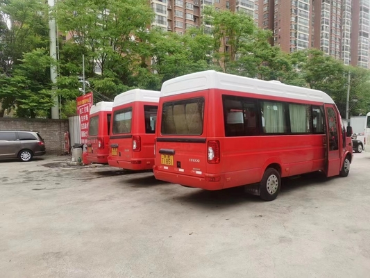 Новое прибытие 2017 дизель минибуса 129Hp мест года 19 используемый IVECO используемый автобусом